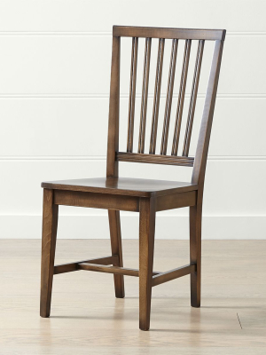 Village Nero Noche Wood Dining Chair