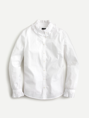 Ruffleneck Classic-fit Boy Shirt