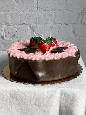 Torta Al Cartoccio Rosa Chocolate Cake With Strawberries