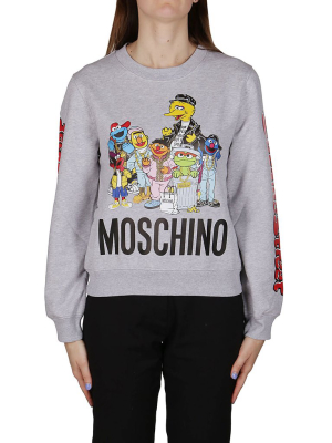 Moschino X Sesame Street Printed Sweatshirt