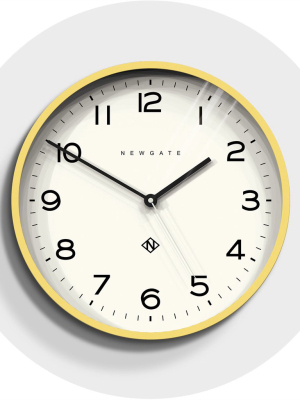 Number Three Echo Clock In Cheeky Yellow