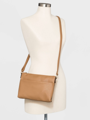 Zip Closure Crossbody Bag - A New Day™