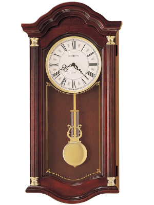 Howard Miller 620220 Howard Miller Lambourn I Wall Clock 620-220 Windsor Cherry