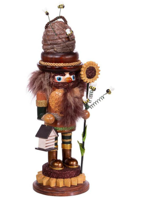 Kurt Adler 15" Hollywood Bee Keeper Nutcracker