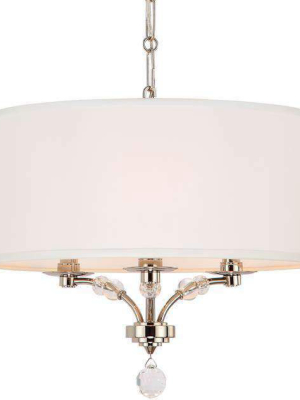 Mirage 3 Light Nickel Mini Chandelier