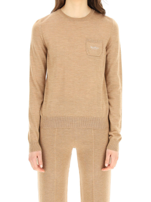 Max Mara Studio Round Neck Knit Sweater