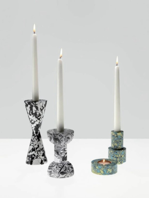 Swirl Stepped Candleholder