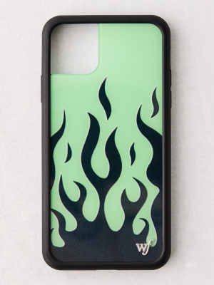 Wildflower Neon Flame Iphone Case
