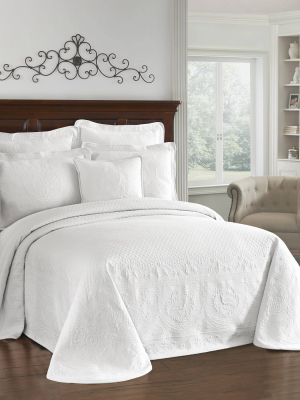 King Charles Matelasse Bedspread - Historic Charleston Collection