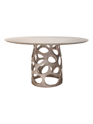 Oly Studio Orson Dining Table - Pewterstone