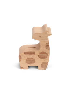 Demdaco Natural Baby - Giraffe Bank 6 X 5 - Brown