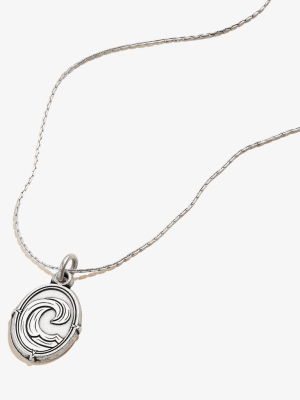 Wave Charm Necklace