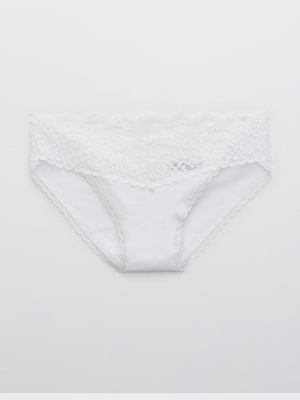 Aerie Cotton Eyelash Lace Bikini Underwear