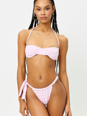 Cielo Underwire Bikini Top - Pink Picnic