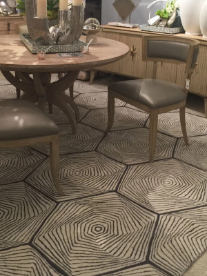 Hex Swirl Rug