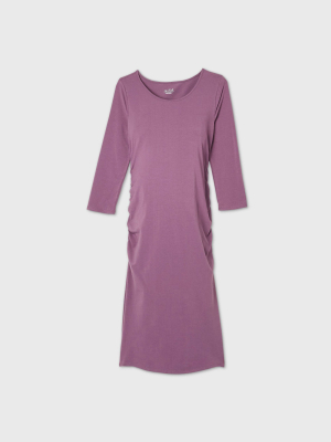 3/4 Sleeve T-shirt Maternity Dress - Isabel Maternity By Ingrid & Isabel™