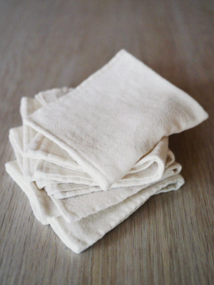 Cocktail Napkin - Natural White