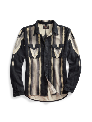 Southwestern Brushed Jacquard Workshirt