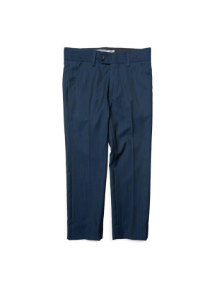 Suit Pants | Navy Pencil Stripe