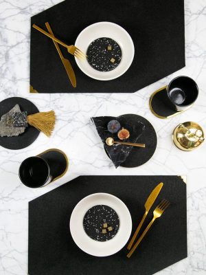 Recycled Rubber Placemat Set