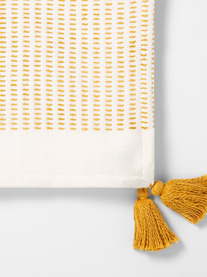 Stripe Throw Blanket Gold - Hearth & Hand™ With Magnolia
