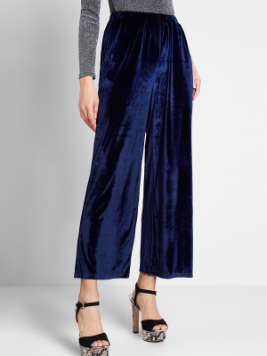 Velvet Authority Wide-leg Pants