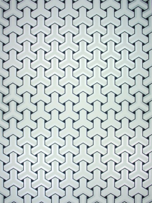 Trifid Wallpaper In Platinum Color By Osborne & Little