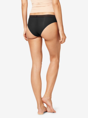 Women's Air Sheer Stripe Elastic Cheeky