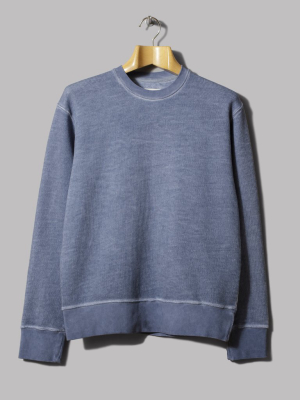 Folk Boxy Sweat (dusty Blue)