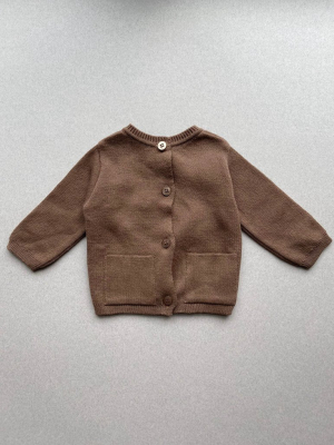 Baby Cardigan Brown