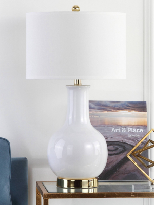 Paris Lamp (includes Led Light Bulb) White - Safavieh