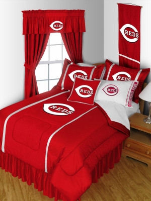 Mlb Pillow Sham Baseball Bedding Accessory - Cincinnati Reds..