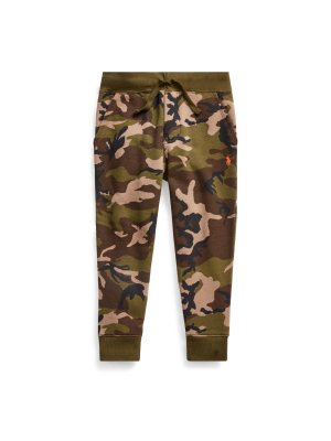 Camo-print Fleece Jogger Pant