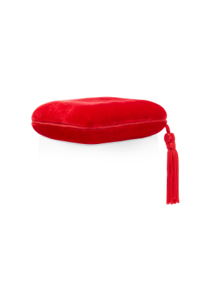 Tasseled Velvet Jewelry Box