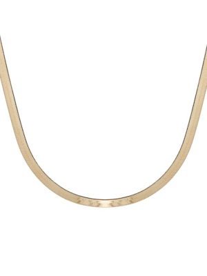 14k Gold Herringbone Chain