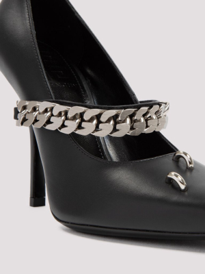 Givenchy Chain Studded Ring Pumps