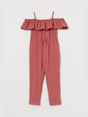 Open-shoulder Jumpsuit