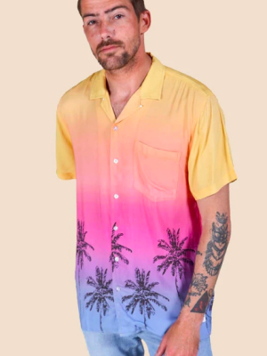 Island Palm Buttonup Shirt