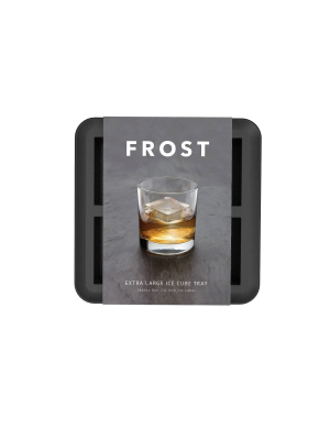 Frost Silicone Large Ice Cube Tray Gray