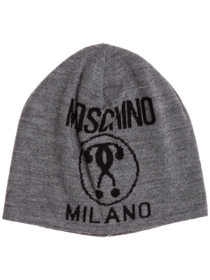 Moschino Double Question Mark Beanie