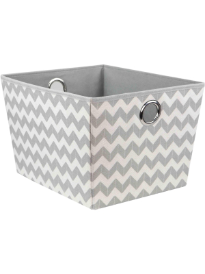 Home Basics Large Chevron Tote