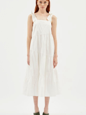 Ivie Midi Dress - White