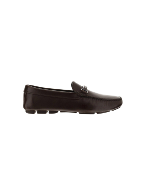 Prada Logo Plaque Loafers