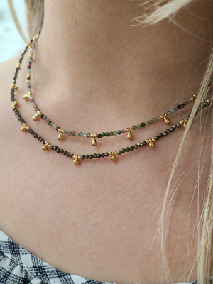 Gemstone Beaded Necklace (choose Stone)