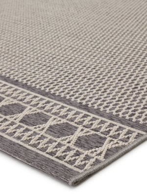 Vella Indoor/outdoor Trellis Gray & Cream Area Rug