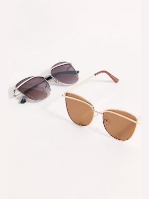 Serena Metal Sunglasses