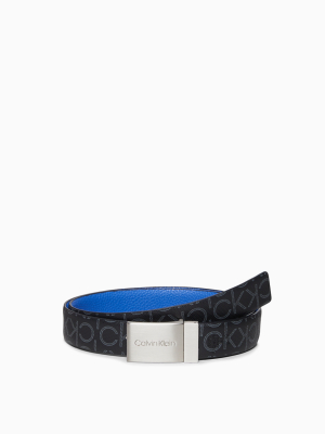 Pebble Reversible Plaque Belt