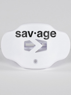 Savage White Football Mouthguard