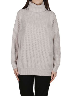 Brunello Cucinelli Roll-neck Chunky Knit Sweater