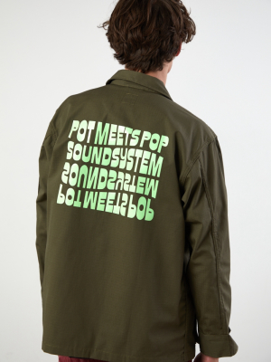 Pot Meets Pop Oz Army Jacket